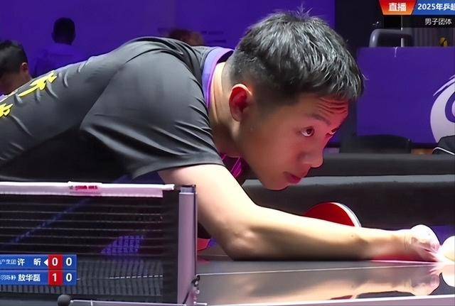 韩国乒乓球队爆冷奥地利乒乓球队，许昕高光表现