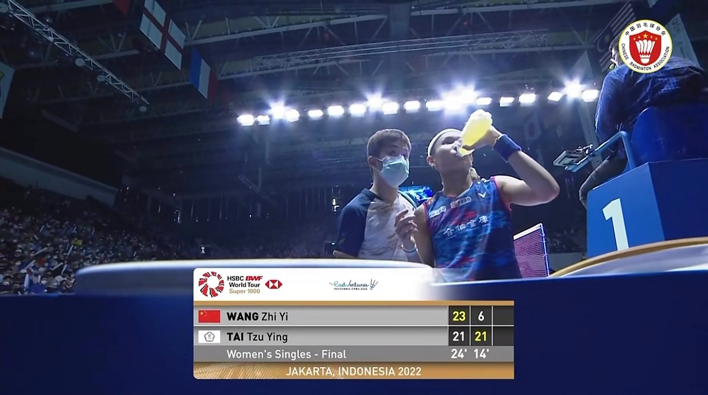 泰国羽毛球队完胜印尼羽毛球队，戴资颖爆发神勇